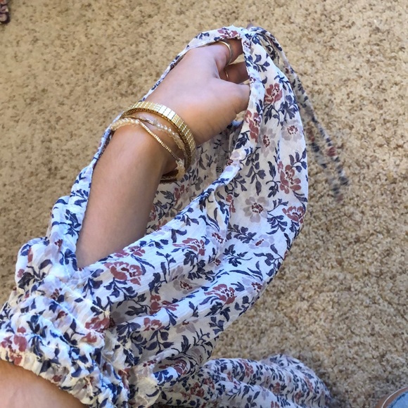 American Eagle Strapless Floral Top | S - Picture 4 of 4